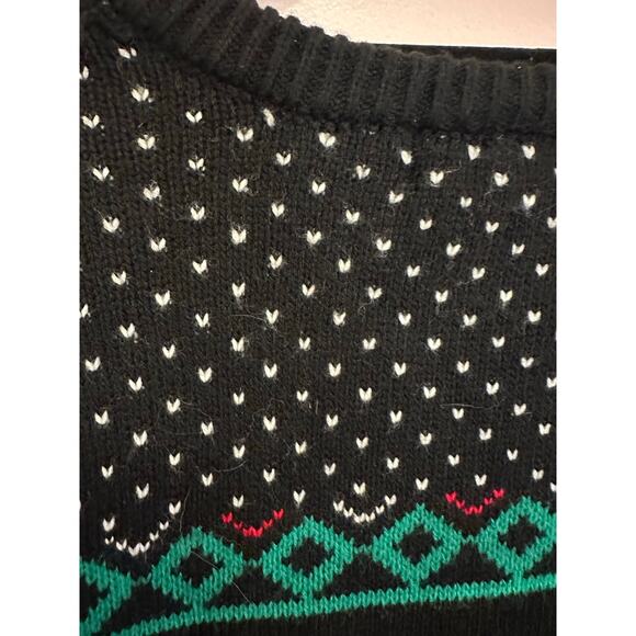 Single & Ready to Jingle Sequined Ugly Christmas Sweater Large Forever 21 - Picture 5 of 6